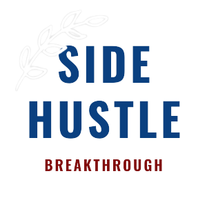 side hustle logo breakthrough dark version